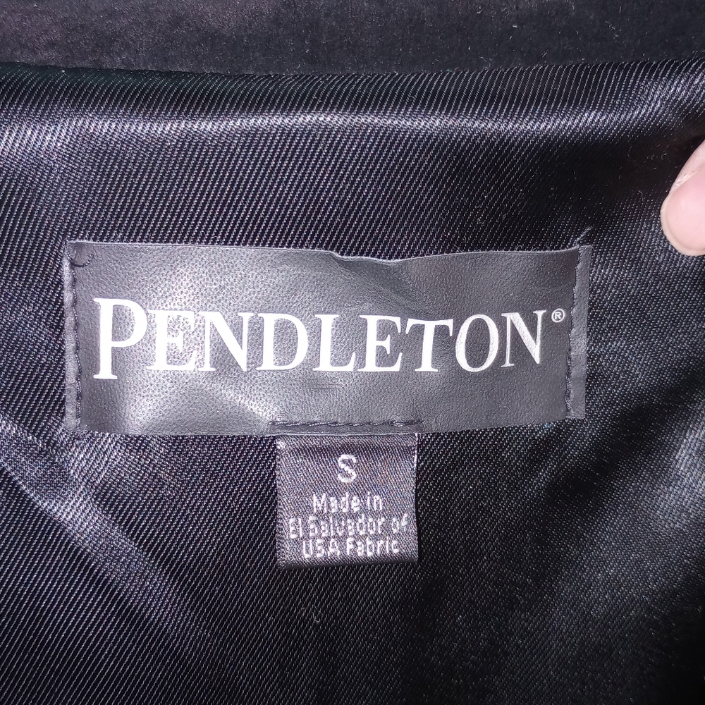 Pendleton Gray and Red Patterned Utility Jacket - image 6